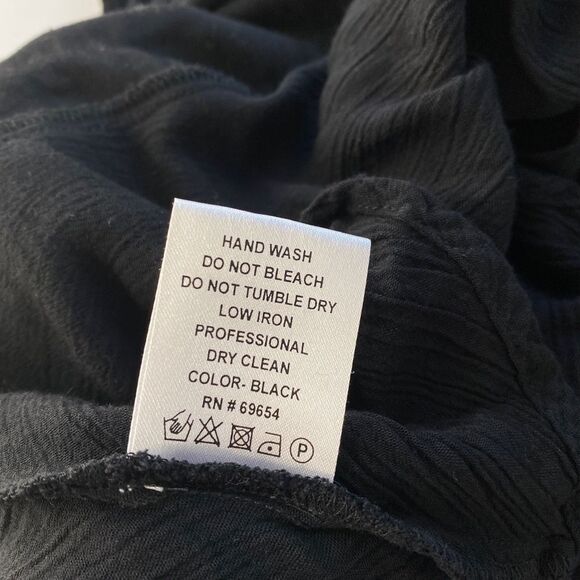 Rahi Cali Dress Floral Embroidered womens size Small Black - Picture 8 of 12